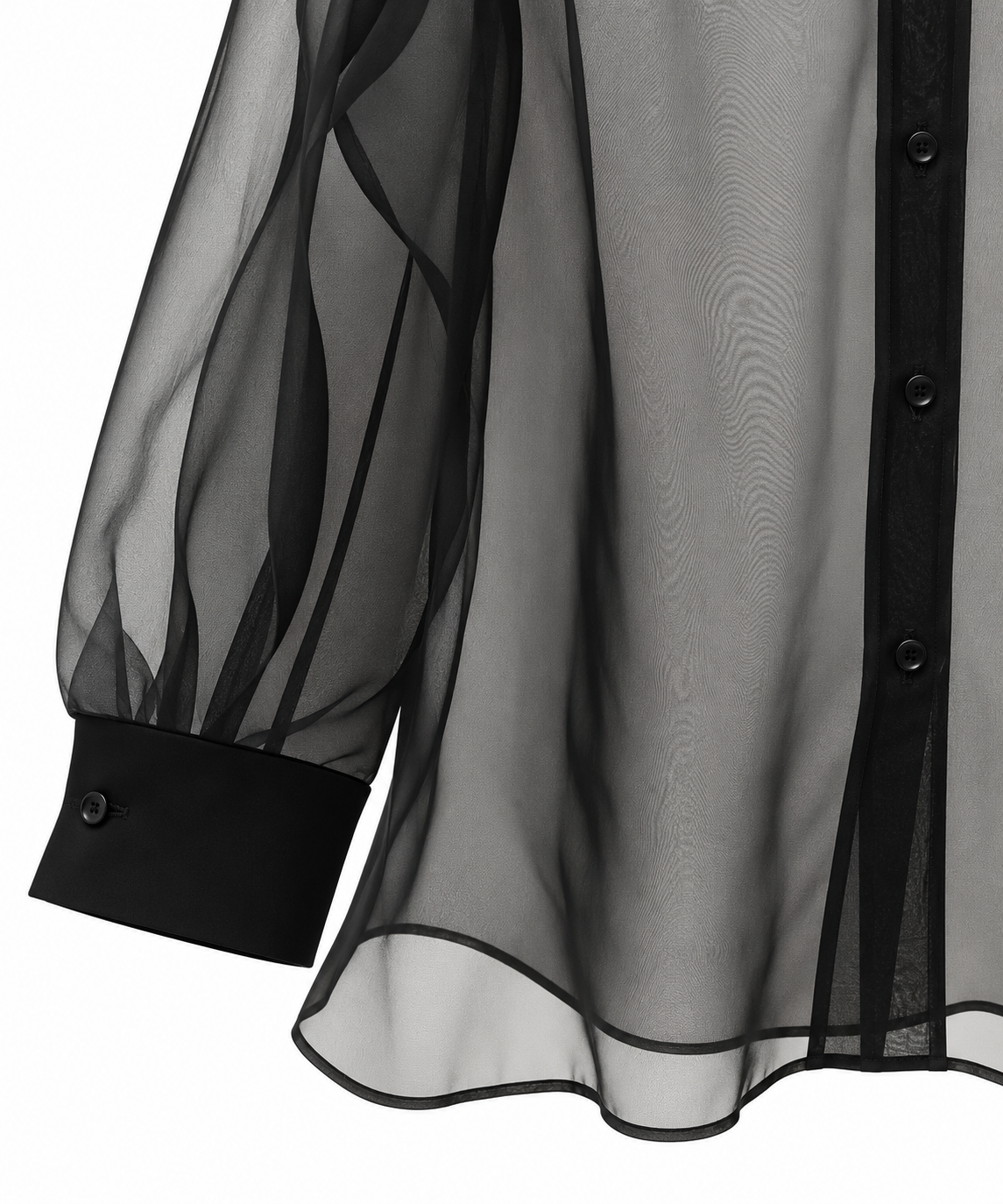 Camicia oversize in seta