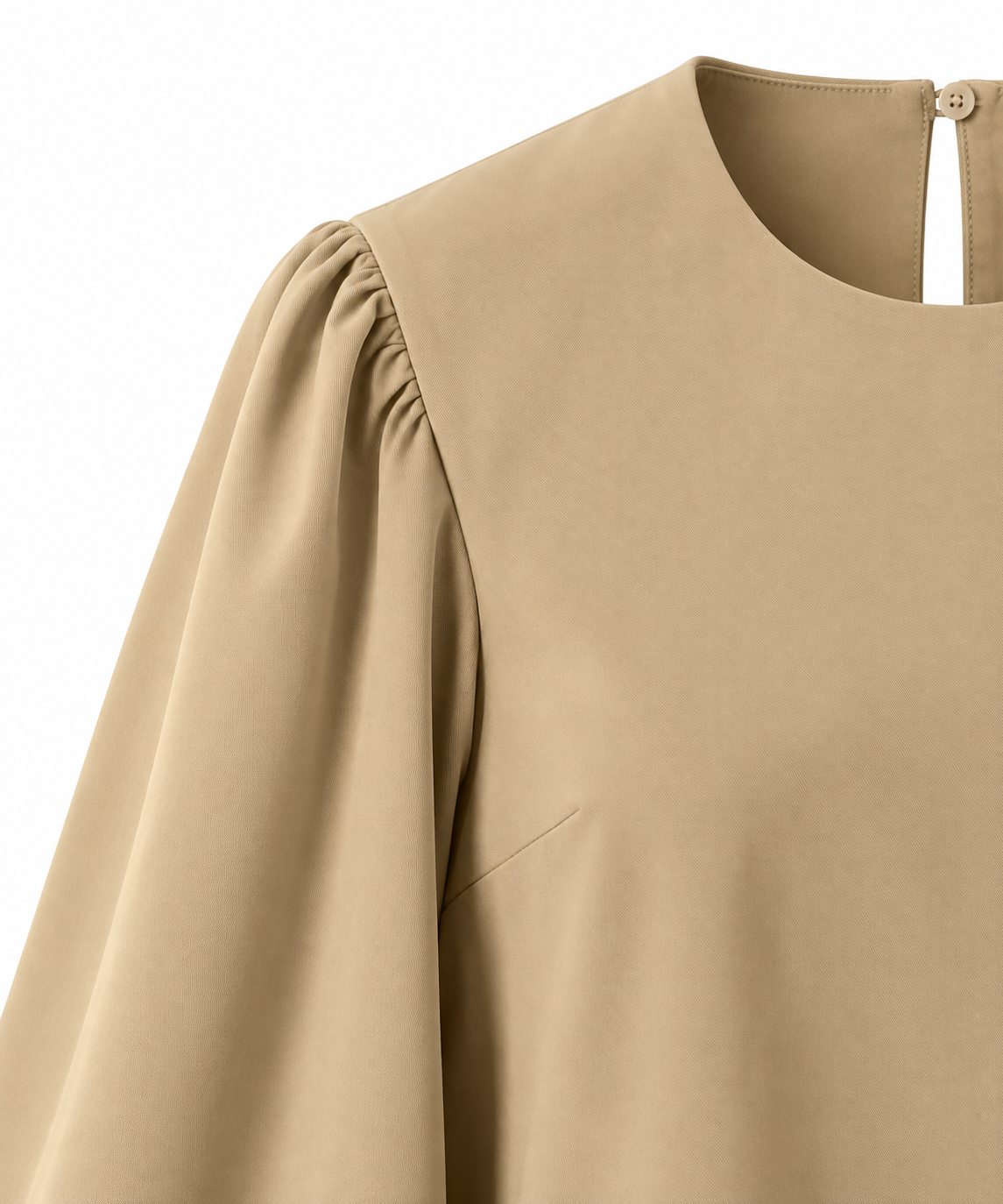 Top in gabardina