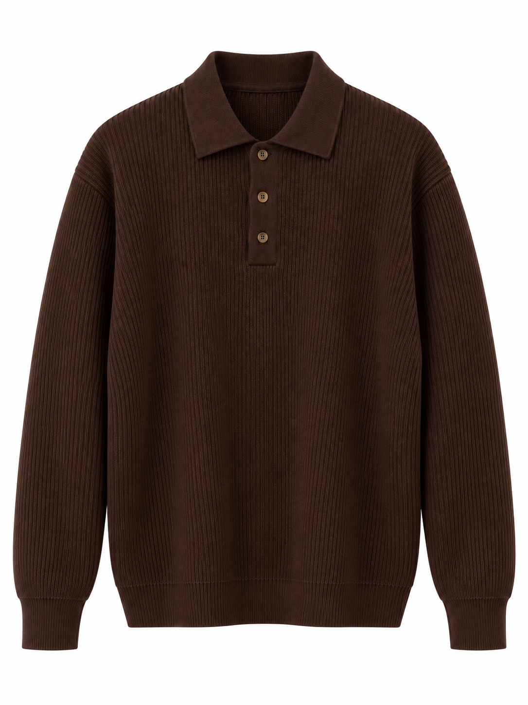 Polo a maglia inglese in lana