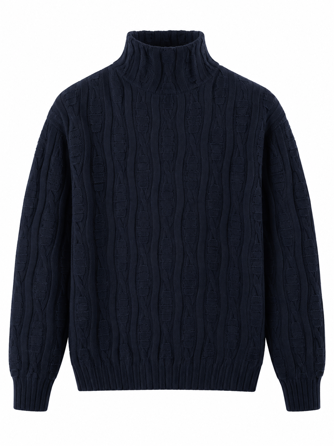 Cashmere embossed pullover