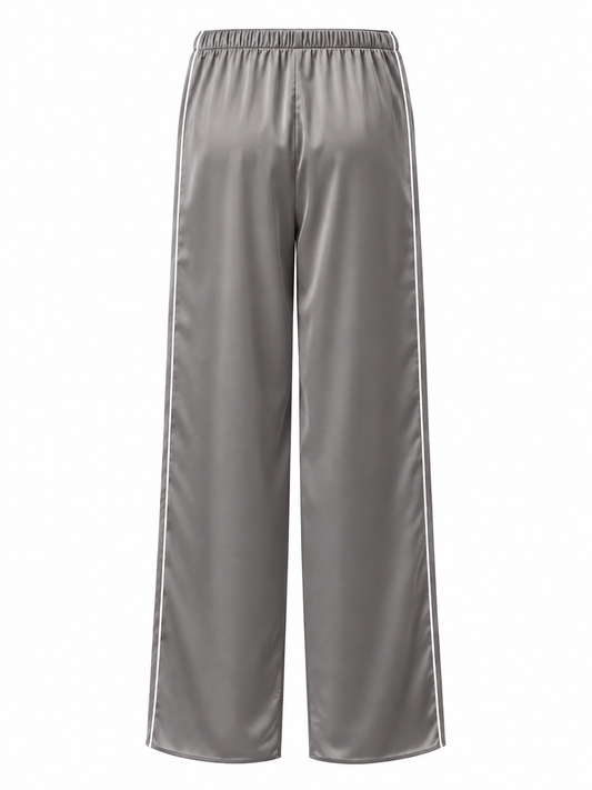 Pantaloni in seta modello pigiama