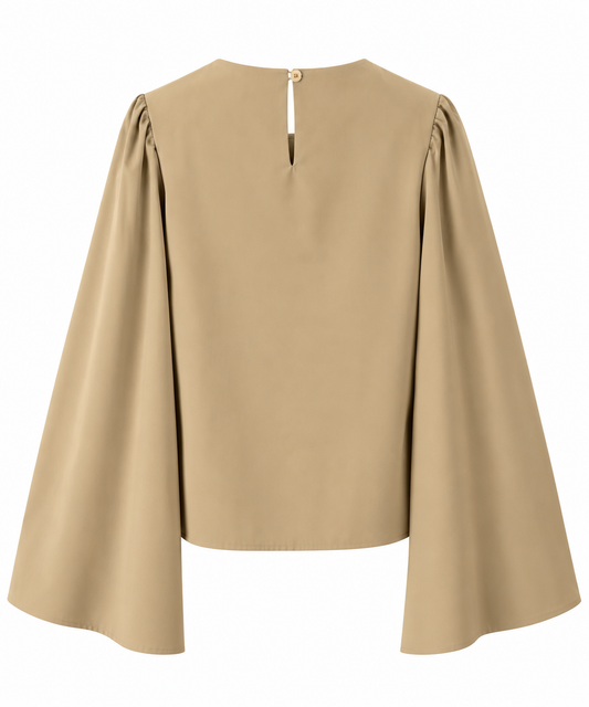 Top in gabardina