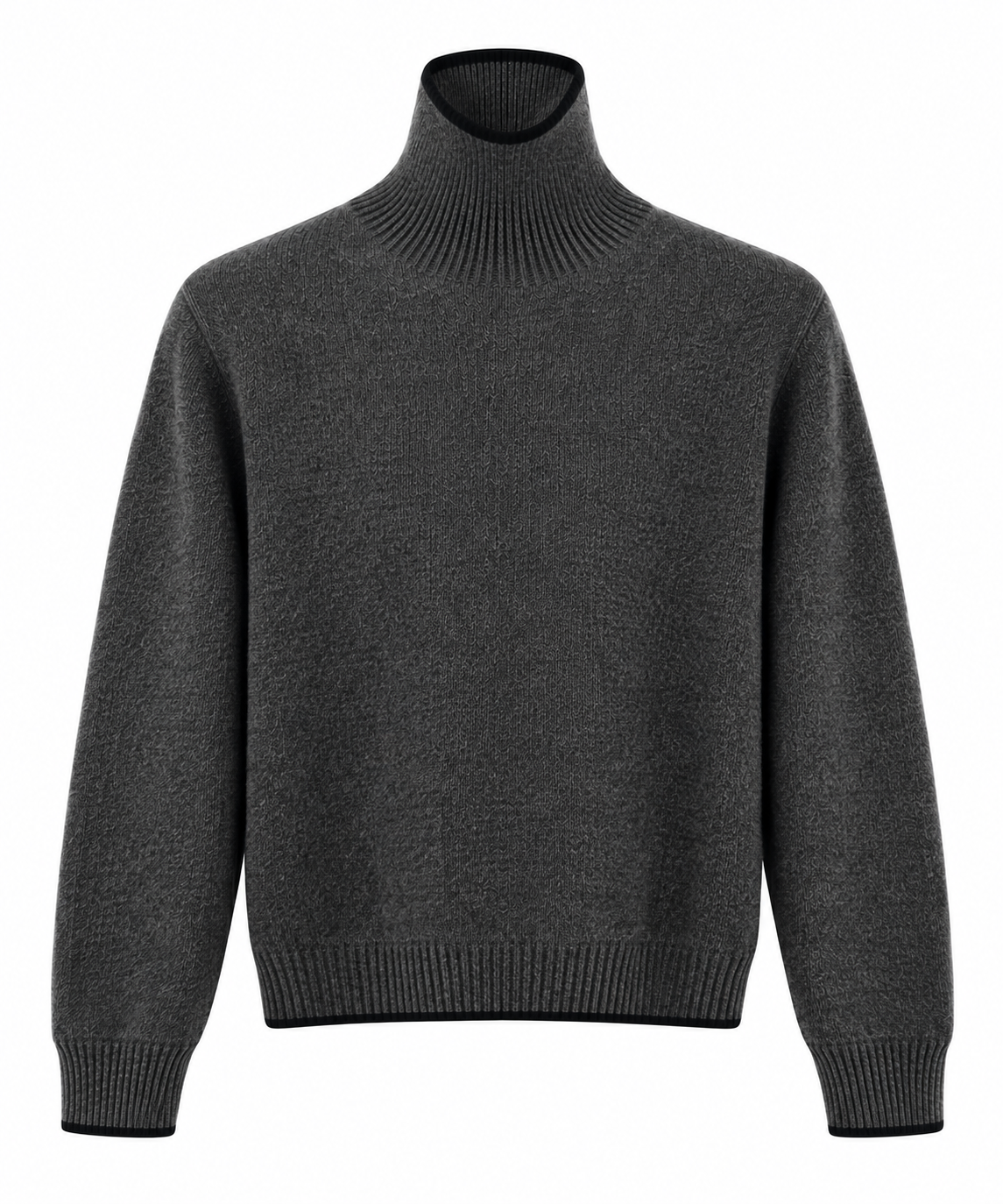 Maglia a collo alto in alpaca