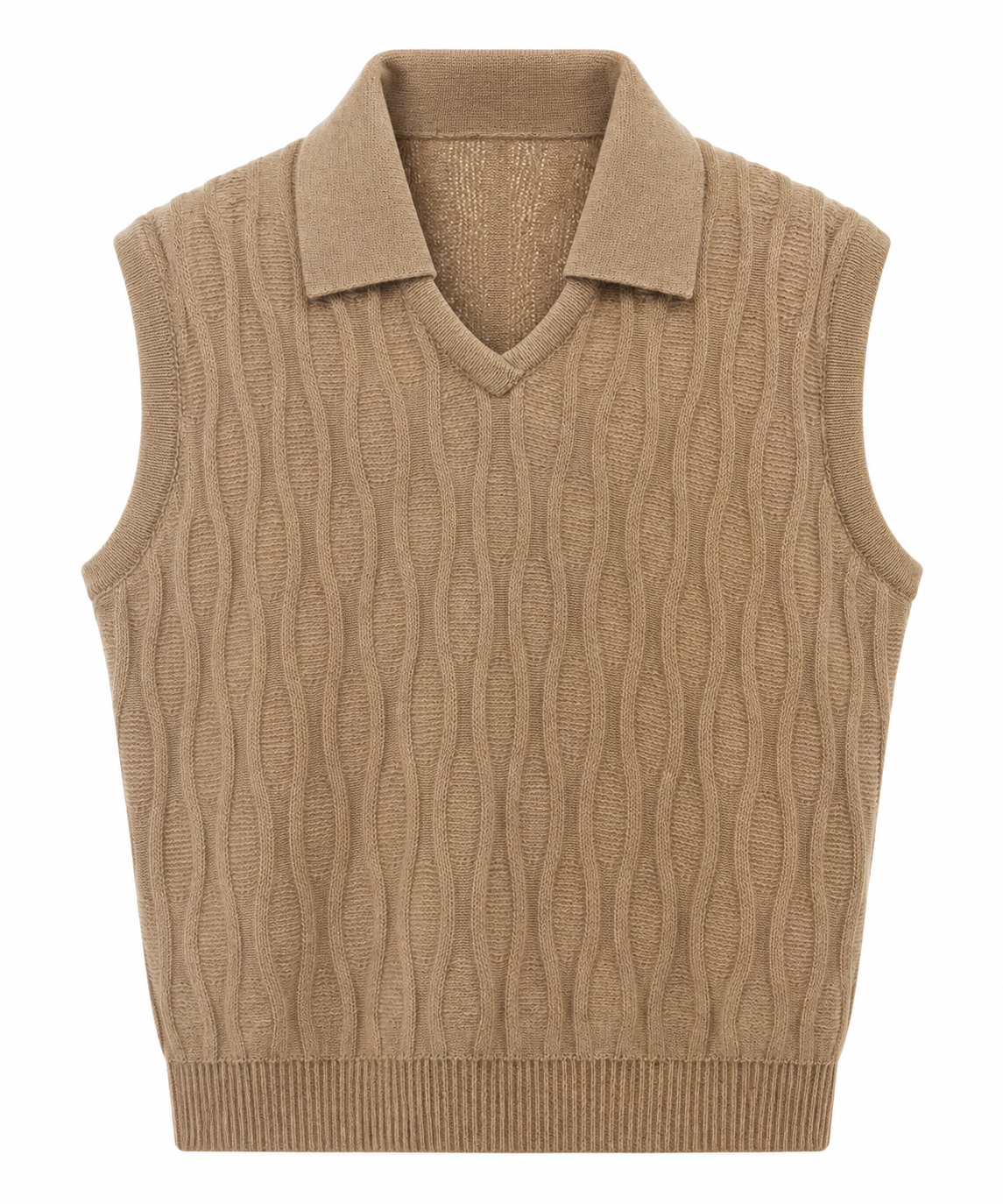 Gilet 3D in misto cashmere