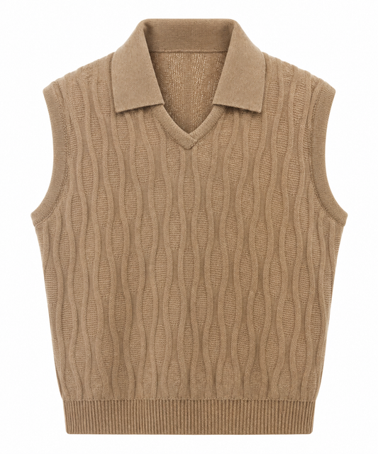 Gilet in misto cashmere